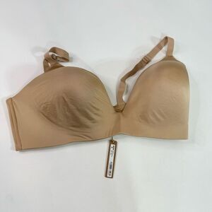 SKIMS Bra Womens Size 42DDDS Tan Clay Lightly Lined Seamless Push-Up NWT Innerwe